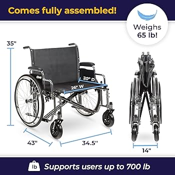 Amazon.com: Drive Medical STD26ECDDA Bariatric Sentra EC